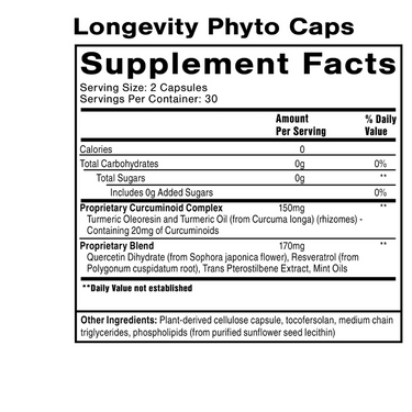 Longevity Phyto Caps